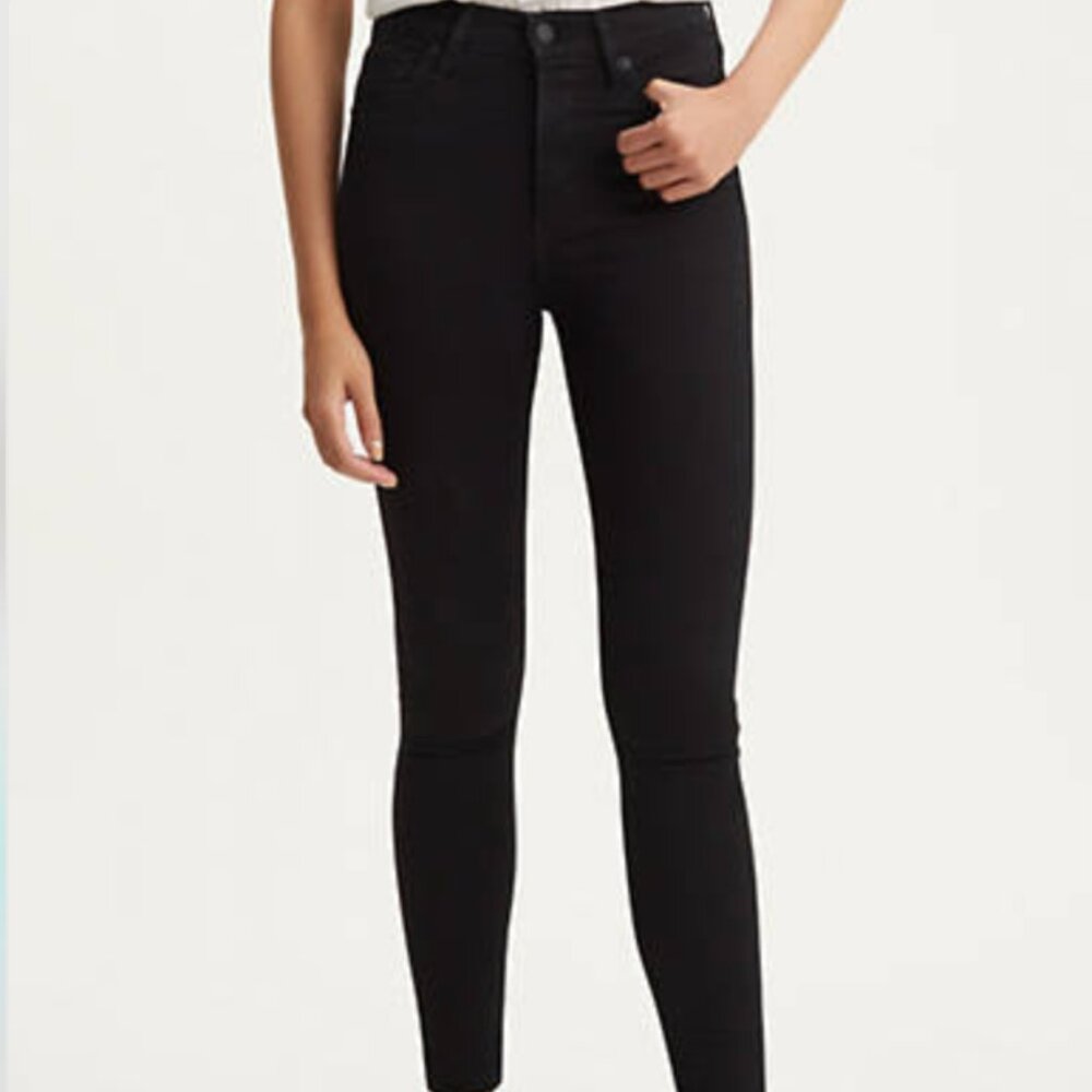 Levi's Mile High Super Skinny Jeans | Black | Size 25